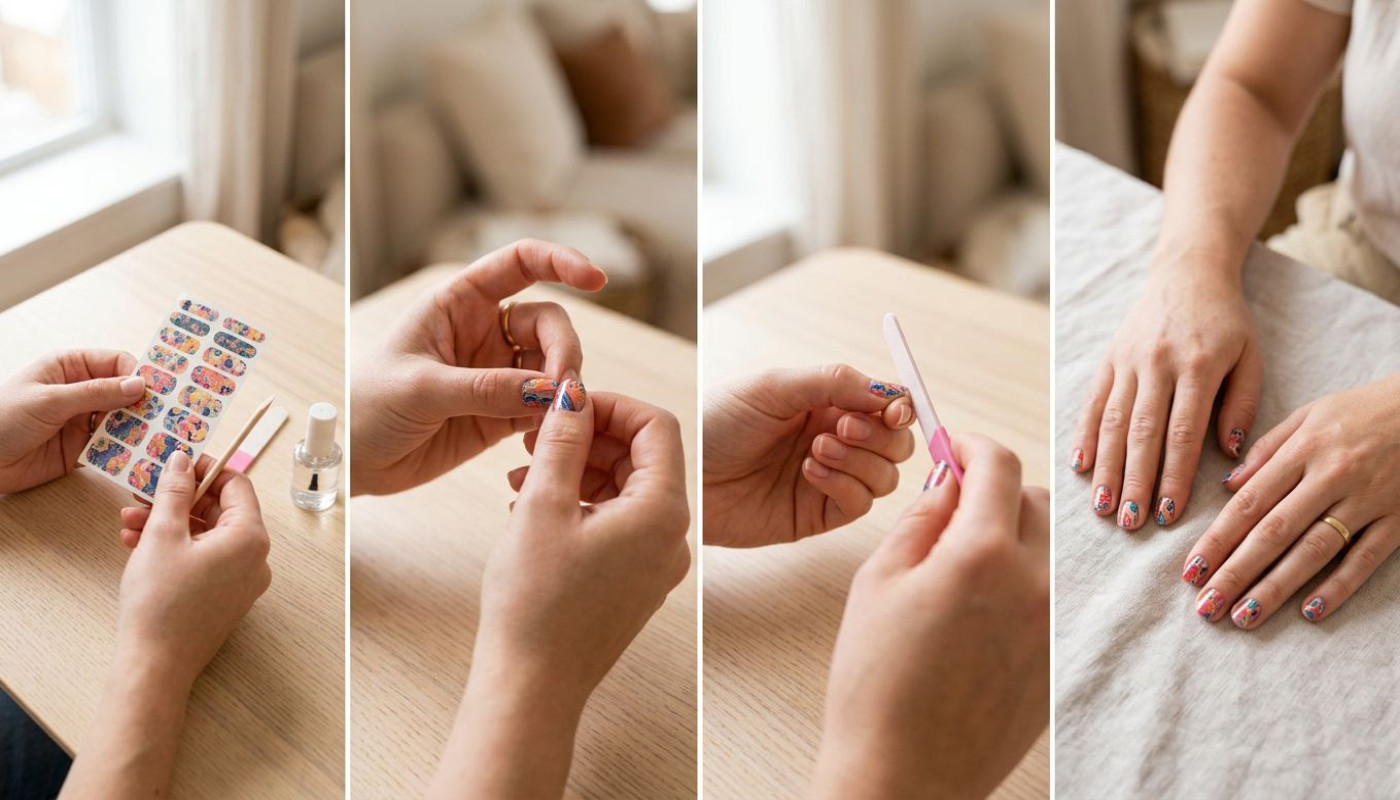 Wie man Nagelfolien einfach und schnell für eine perfekte Maniküre aufträgt