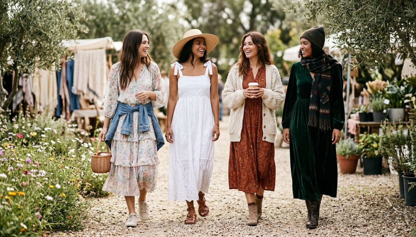 Wie wählt man das perfekte Boho Kleid für jede Jahreszeit?